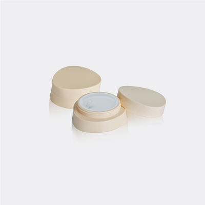 Irregular-shaped 8ml and 15ml ABS PP LDPE Plastic Cosmetic Jars for Emulsion GR725