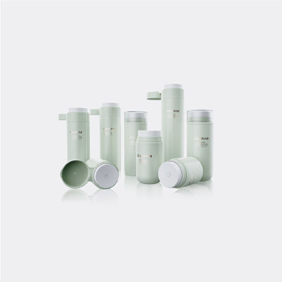 Bouteilles de pompe sans air à grande dose avec distribution à 360 degrés et matériel PP/PCR pour les cosmétiques