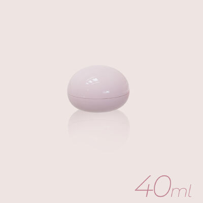 Bouteille cosmétique ronde en PP/PCR de 40 ml - Récipient cosmétique en plastique durable pour crèmes et lotions